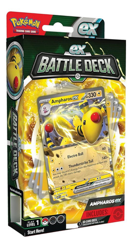 Pokemon Deck De Batalha Ex Ampharos