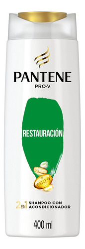 Shampoo Con Acondicionador Pantene Restauración, 400 Ml