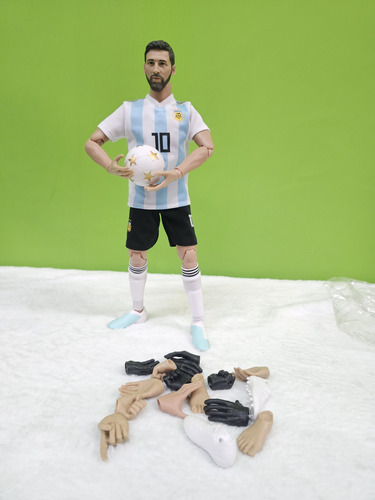 Figura Barcelona Leonel Messi Argentina Astro Fútbol 28cm