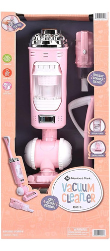 Aspiradora Vacuum Cleaner Color Rosa De  Juguete Para Niños