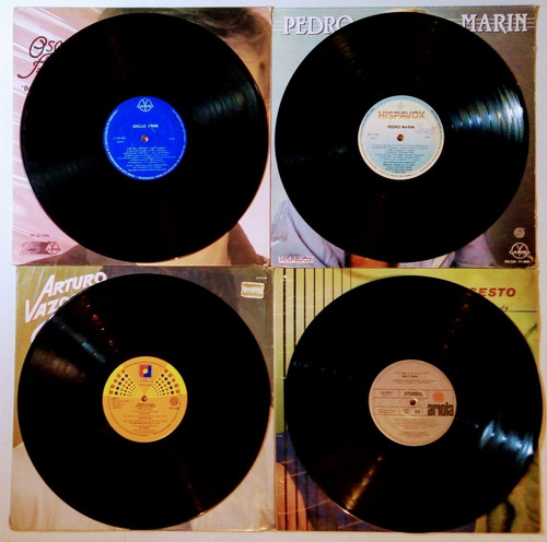 Discos Lp De Vinilo Artistas De Los 80's Pedro Marín Y Mas (Usado)
