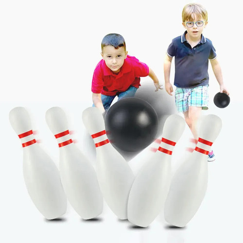 Mz Set De Bolos De Regalo For Niños, 10 Bolos Y 2 Bolas,