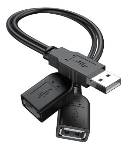 Andtobo Cable Divisor Usb 2.0 1 Macho 2 Hembra Adaptador Pc