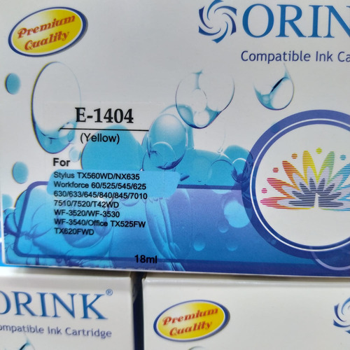 3xcartuchos Compatible 140 Colores Para Eps Tx560wd Tx620fwd