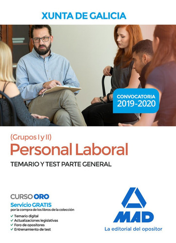 Personal Laboral Xunta Galicia Grupos I Y Ii Temario Test...