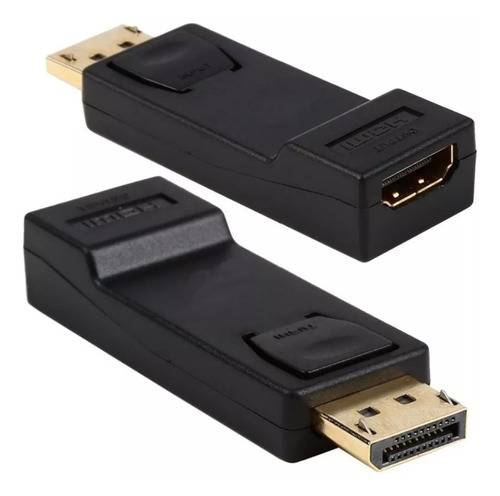 Adaptador Display Port A Hdmi Corto Fijo Dp A Hdmi 1080p