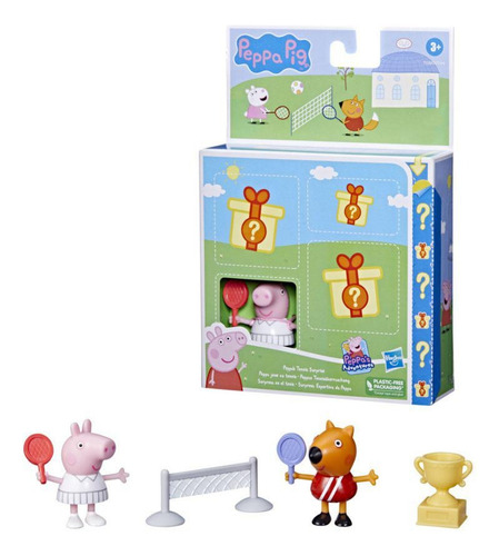 Set Muñeca Peppa Pig Adventures Sorpresa En El Tenis