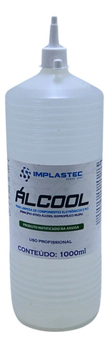 Álcool isopropílico para eletronicos e pci 1000ml
