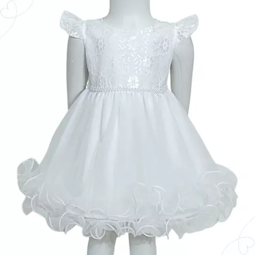 Roupa Menina Vestido Bebê Princesa Várias Cores