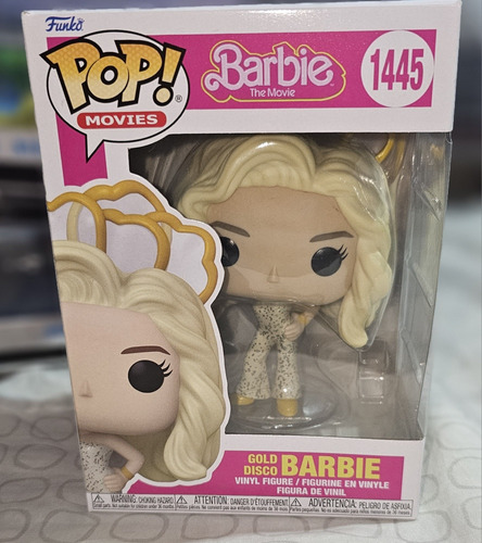Funko Pop! Barbie The Movie Gold Disco Barbie N.1445 (Usado)