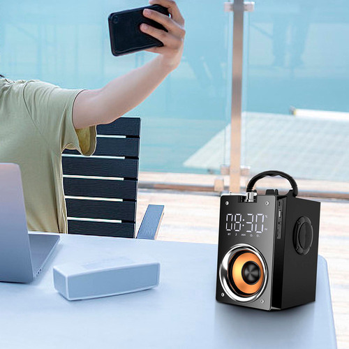 Altavoz Bluetooth De Alta Potencia, Puerto Inalámbrico Y Sub