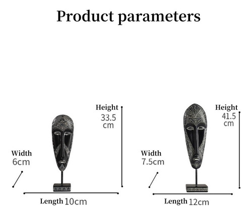 Arte De Parede Com Máscara Africana: Escultura De Poder E Co