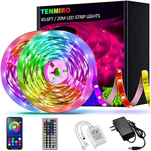 65 Tiras De Luces Led De 6 Pies Ultra Largas Rgb 5050 K...