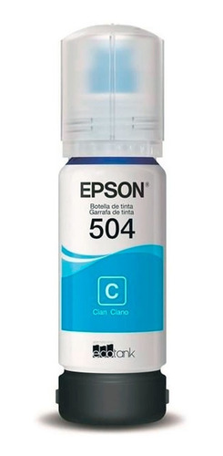 Refil De Tinta Epson 504 Ciano T504220-al 70 Ml