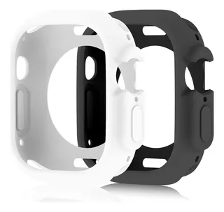 2 Pz Case Protector Funda Para Apple Watch Series 9 8 7 6 5