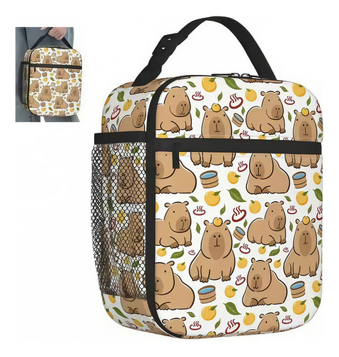 Pt Compatibility Caja Bento Con Estampado De Carpinchos,