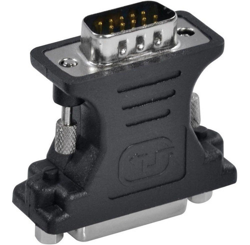 Adaptador Dvi Macho X Vga Db15 Fêmea Tblack