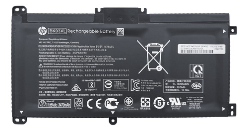 Batería Original Notebook Hp Pavilion X360 14-ba025ns Nueva