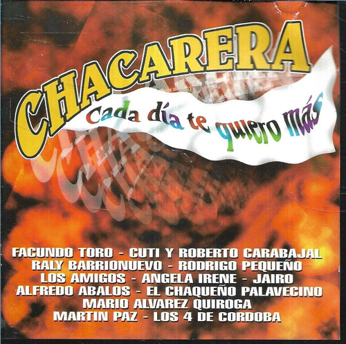 Facundo Toro Martin Paz Divididos Album Chacarera Cd Nuevo