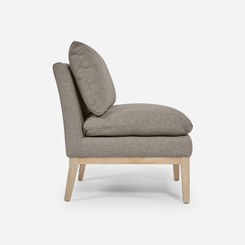 Poltrona Rosen Lucerna Tela Taupe Color Beige