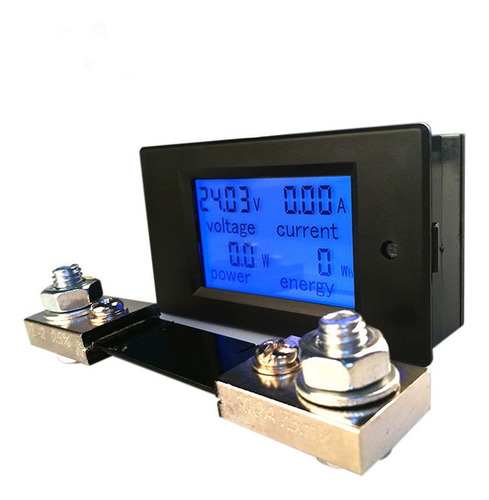 Tester Cc Voltimetro Amperimetro Watimetro Y Energia 100a