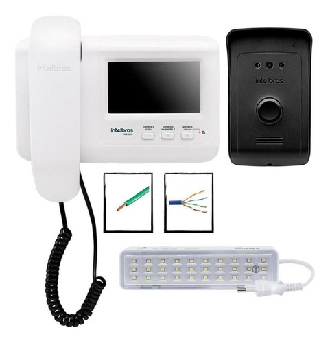 Interfone Video Porteiro Ivr 1010 Intelbras Cabo 25 Metros