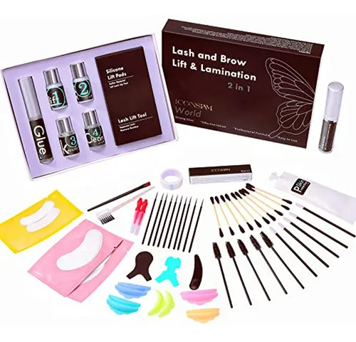 Kit De Elevación De Pestañas Y Cejas, Permanente En Casa O S