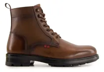 Comprar Botin Cafe En Piel  Caballero Ferrato 3575369