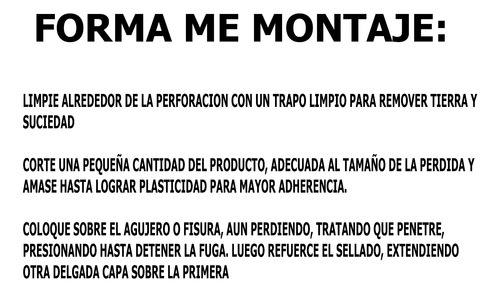 Imagen 2 de 8 de Sellador De Tanque De Nafta Gasoil 30 Gr
