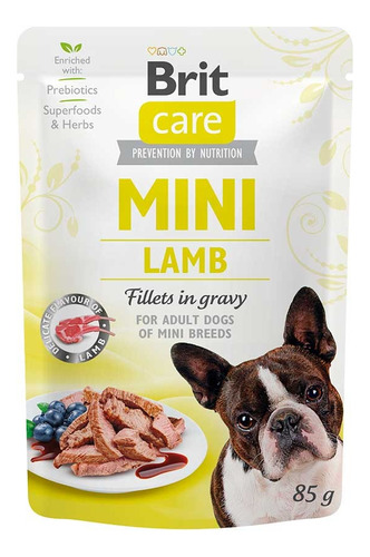 Brit Care Pouch Dog Mini Lamb 85gr. 