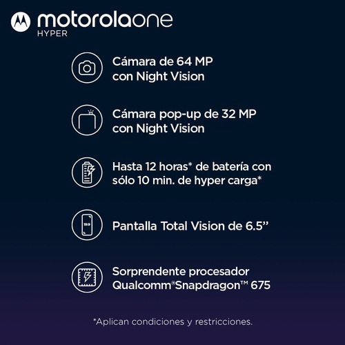 Celular Motorola One Hyper 128gb