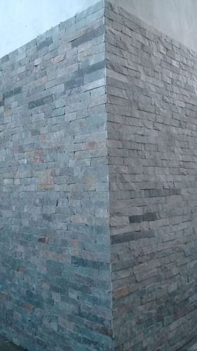 Piedra San Luis Verde Rosada Oxido Tipo Murete Cortado