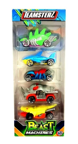 Teamsterz Beast Set Autos Metal 1:64 Pack X5 Sharif Express