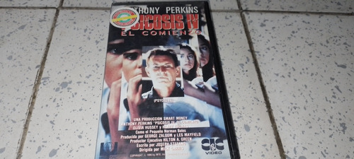 Película Psicosis Iv En Vhs Subtitulada En Español 