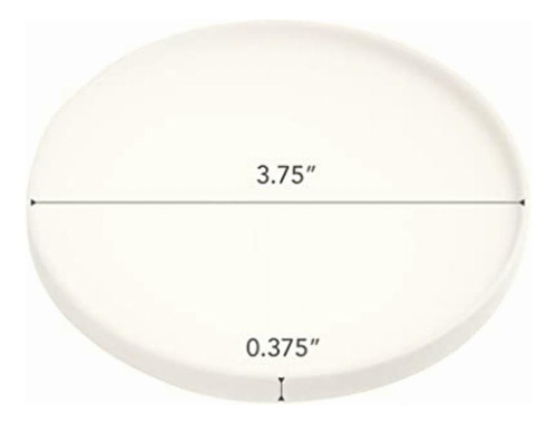 Yamazaki Home Posavasos (juego De 6), Silicona, Redondos,