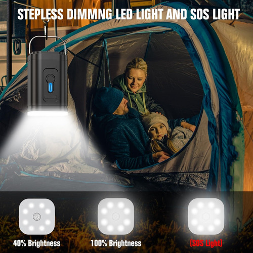 Mochila Extensible De 60 Litros Con Aspirador Con Luces