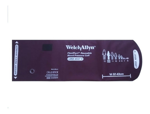 Imagen 1 de 10 de Manguito Obeso N12 Welch Allyn Reutilizable Envio Gratis
