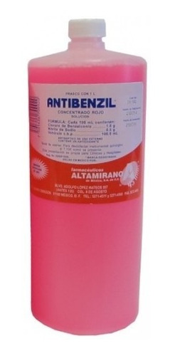 Antibenzil Concentrado Solucion Rojo 1lt