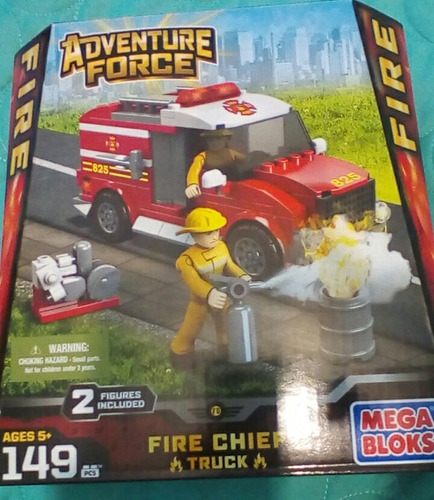 Lego Mega Bloks Camion Del Jefe De Bomberos 149 Pza