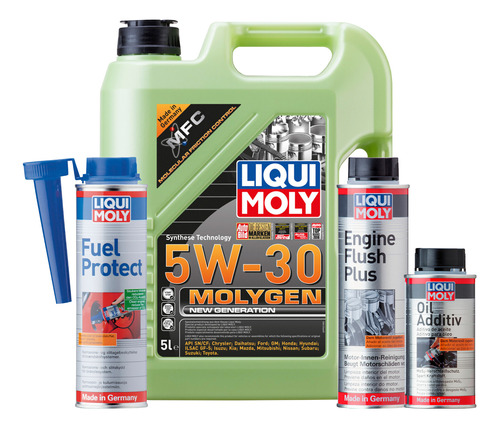 Kit 5w30 Molygen Oil Additiv Liqui Moly + Obsequio