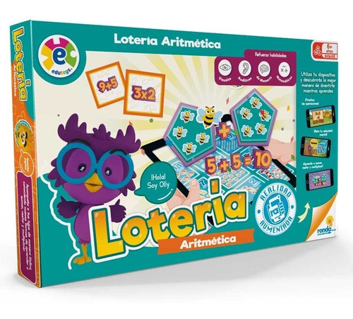 Lotería Aritmética Ronda Con App Ronda Edutoys - Toy Store