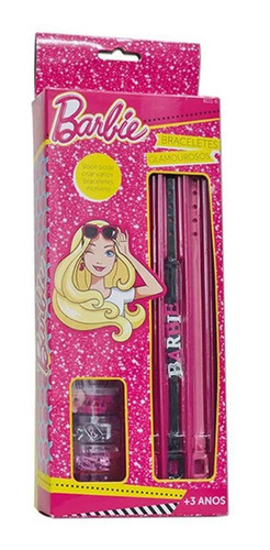 Brinquedo Barbie Kit Fashion Braceletes Glamourosos 81116