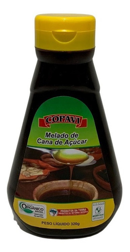 Melado De Cana Orgânico Camponeses 320g - Produto Natural