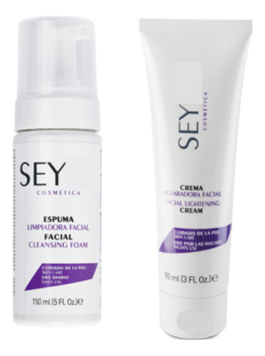 Kit Quita Manchas Seytu Espuma Limpiadora + Crema Aclaradora