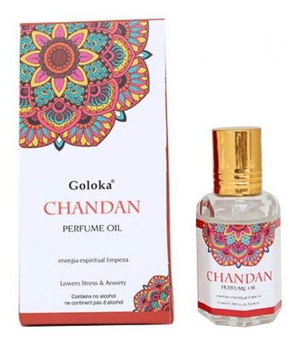 Óleo Perfumado Indiano Goloka Chandan 10ml - Limpeza