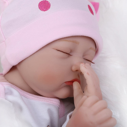Reborn Baby Dolls 22 Cute Realistic Soft Silicone Sleeping B
