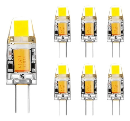10 Uds Ac/dc 12v G4 Led 3w 6w Nueva Luz De Maíz Cob