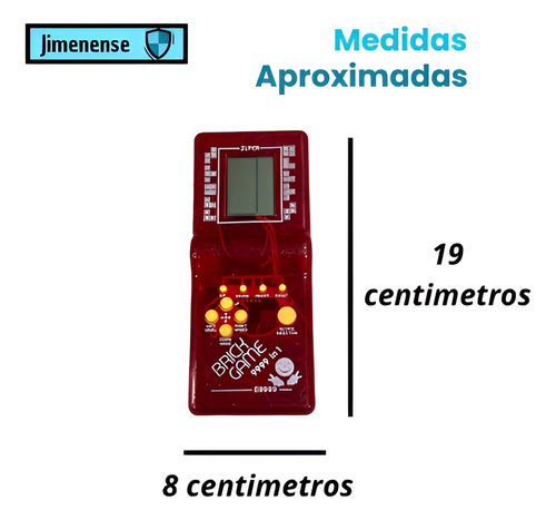 1pz Tetris Tetrix Juguete Retro Videojuego Consola Brick