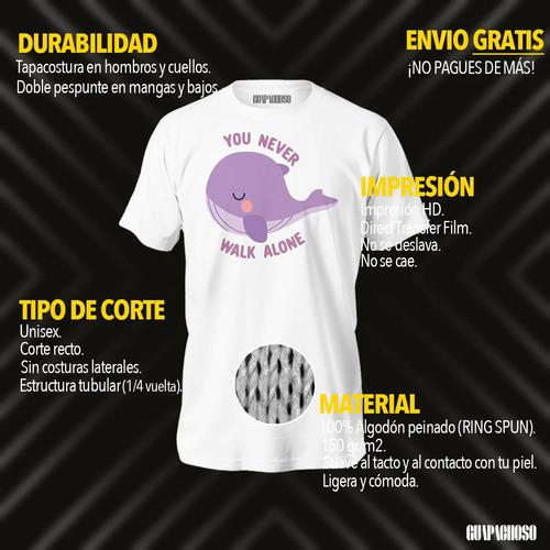 Playera Bts You Never Walk Alone Estampado Army