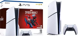 Playstation 5 Slim Bundle Spider-man 2 - Ps5 Slim Spider-man 2 Novo Lacrado A Pronta Entrega Com Nota Fiscal E Garantia